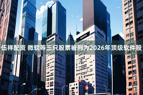 伍祥配资 微软等三只股票被列为2026年顶级软件股
